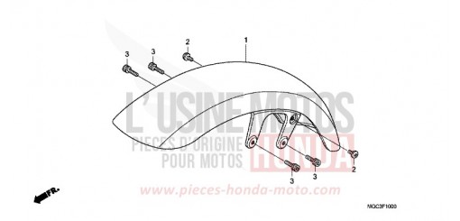 AILE AVANT CB1100AD de 2013
